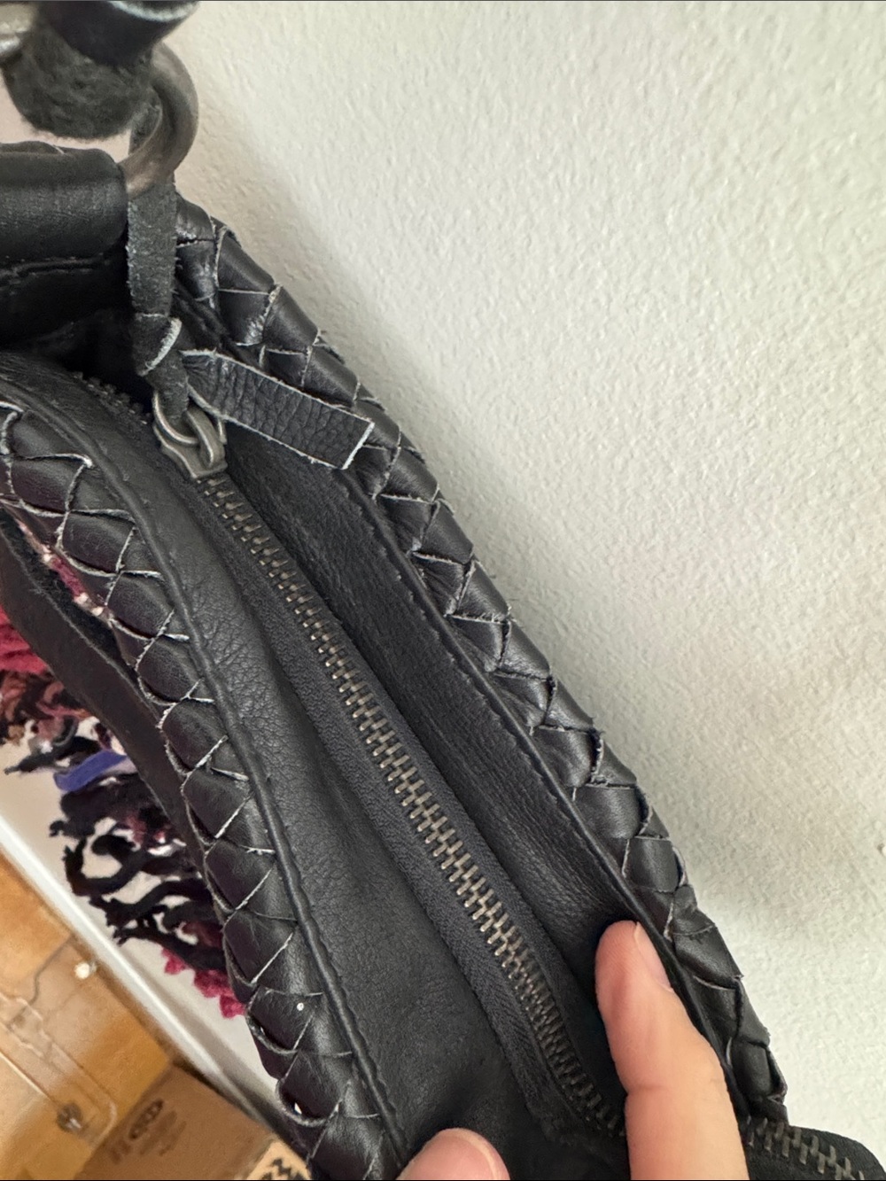Free people small fringe crossbody bag purse festival concert boho leather - Picture 6 of 8